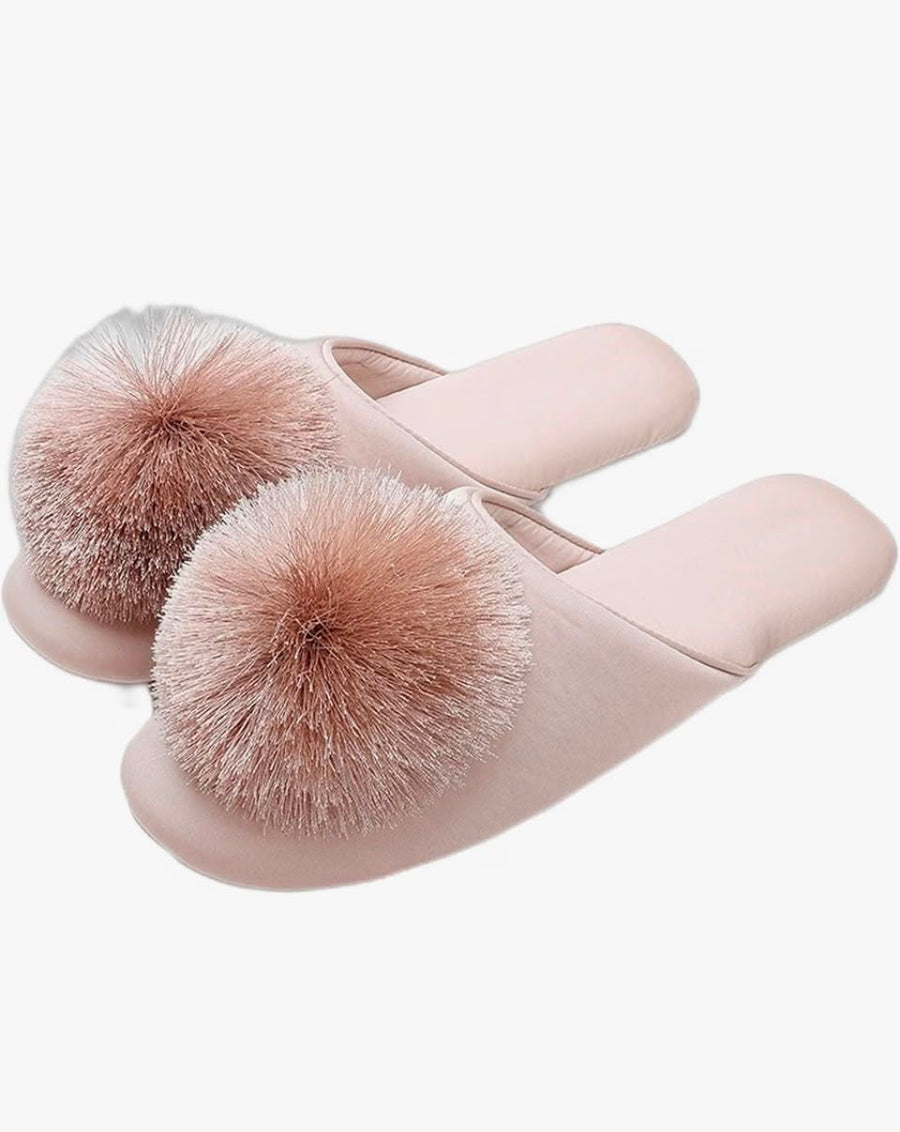 Pantuflas Satin Rosa Nude